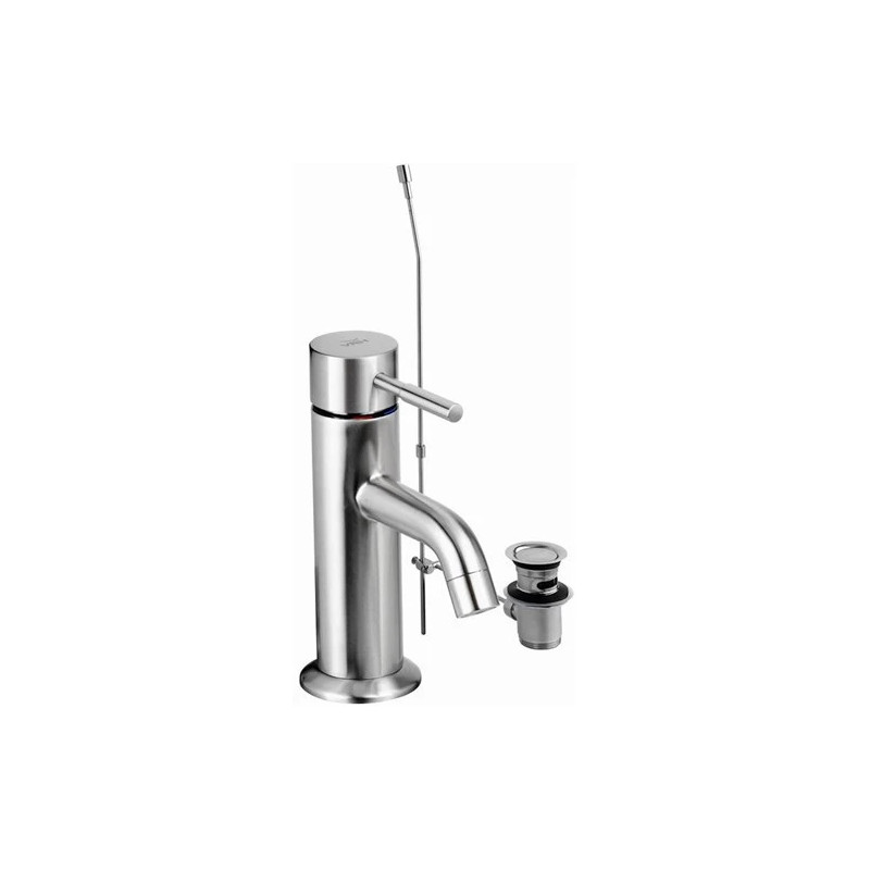 Single-hole basin mixer tap with waste fitting, MARATHON